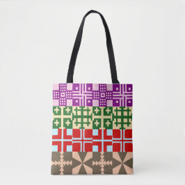 Christelijk kruispatroon 1 tote bag