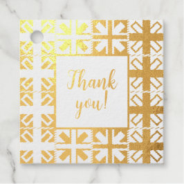 Christelijk kruispatroon 2 bedankjes labels