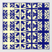 Christelijk kruispatroon 2 raamsticker (Vel)