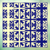 Christelijk kruispatroon 2 raamsticker (Vel 3)