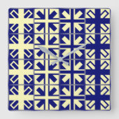 Christelijk kruispatroon 2 vierkante klok (Voorkant)