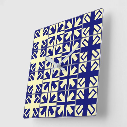 Christelijk kruispatroon 2 vierkante klok (Hoek)