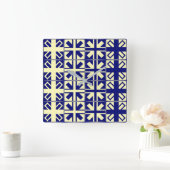 Christelijk kruispatroon 2 vierkante klok (Huis)