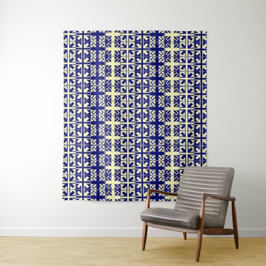 Christelijk kruispatroon 2 wandkleed (In situ)