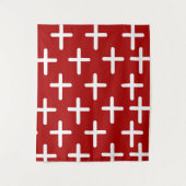 Christelijk kruispatroon wandkleed (Voorkant)