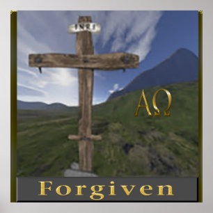 Christelijk kruisposter poster