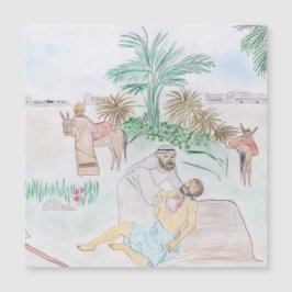 Christelijk kunstwerk de goede Samaritaan