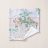 Christelijk kunstwerk de goede Samaritaan Bad Handdoek (Wasdoekje)