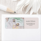 Christelijk kunstwerk de goede Samaritaan Etiket (Insitu)