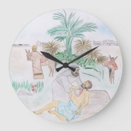 Christelijk kunstwerk de goede Samaritaan Grote Klok