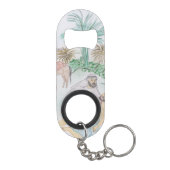 Christelijk kunstwerk de goede Samaritaan Mini Flessenopener (Achterkant)