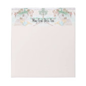 Christelijk kunstwerk de goede Samaritaan Notitieblok (Voorkant)