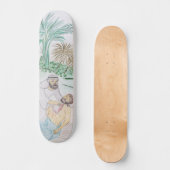 Christelijk kunstwerk de goede Samaritaan Persoonlijk Skateboard (Voorkant)