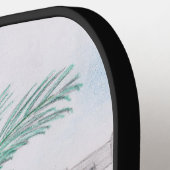 Christelijk kunstwerk de goede Samaritaan Pickleball Paddle (Links Detail)