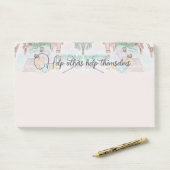 Christelijk kunstwerk de goede Samaritaan Post-it® Notes (Op bureau)