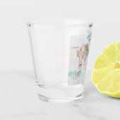 Christelijk kunstwerk de goede Samaritaan Shot Glas (Links)