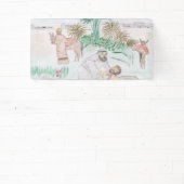 Christelijk kunstwerk de goede Samaritaan Spandoek (Insitu)