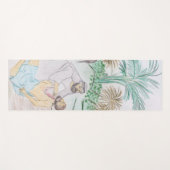 Christelijk kunstwerk de goede Samaritaan Yogamat (Voorkant (horizontaal))