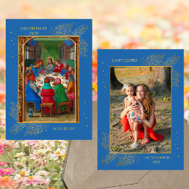 Christelijk Laatste Avondmaal Jezus Paasfoto Feestdagenkaart