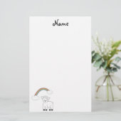 Christelijk lampBriefpapier Briefpapier (Staand voorkant)