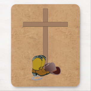 Christelijk land Western MOUSEPAD Muismat