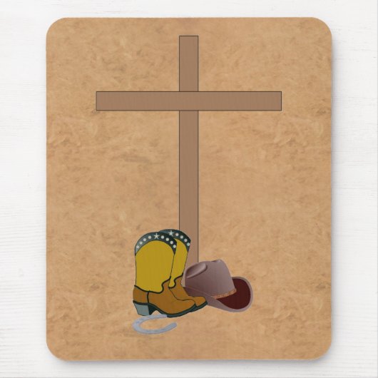 Christelijk land Western MOUSEPAD Muismat (Voorkant)