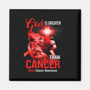 Christelijk Leeuwkruis God is groter dan kanker Re Magneet