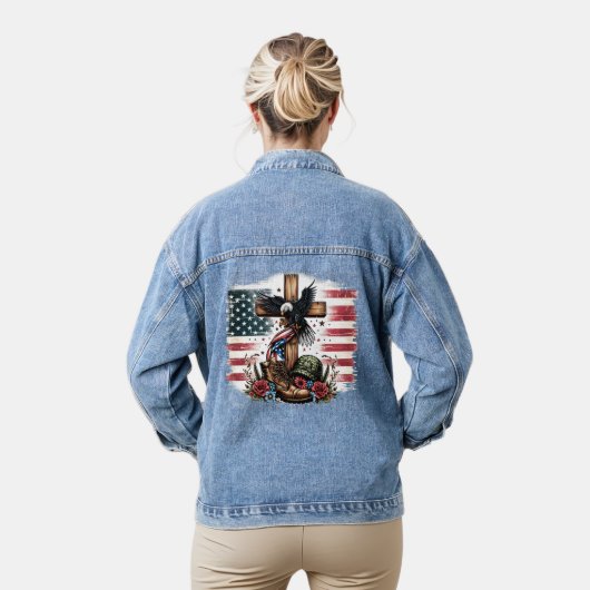 Christelijk leger denim jacket (Model)