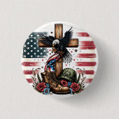 Christelijk leger ronde button 3,2 cm (Voorkant)