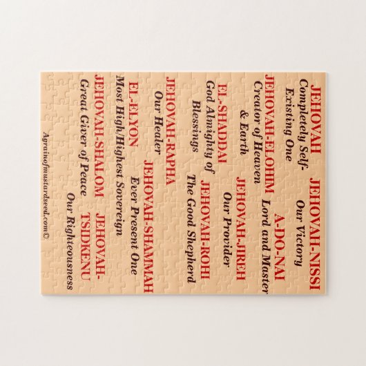 Christelijk Legpuzzel (Horizontaal)