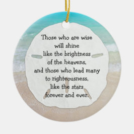 Christelijk leiderschap op het gebied van kerstmis keramisch ornament