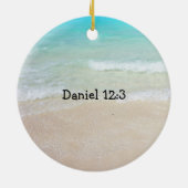 Christelijk leiderschap op het gebied van kerstmis keramisch ornament (Achterkant)