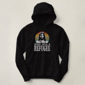 Christelijk liberaal Jezus pro immigratie was een  Hoodie (Design voorkant)
