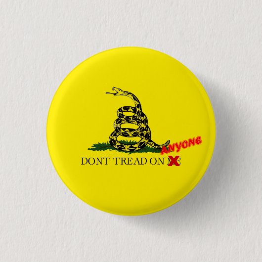 Christelijk libertarisme ronde button 3,2 cm (Voorkant)