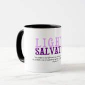 Christelijk LICHT EN VERLOSSING Schriftvers Mok (Voorkant links)