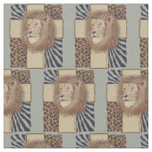 Christelijk Lion Cross Stof (Close Up)