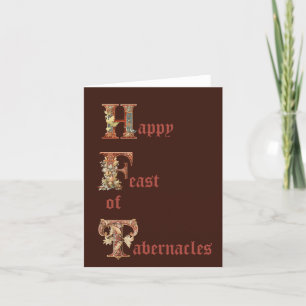 Christelijk Loofhuttenfeest Wenskaart Feestdagen Kaart