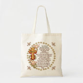 Christelijk Lords Prayer Tote Bag (Voorkant)