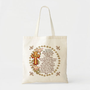 Christelijk Lords Prayer Tote Bag