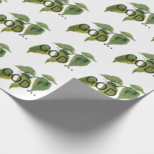 Christelijk "...Maar GOD..." Bouw Cadeaupapier (Hoek)