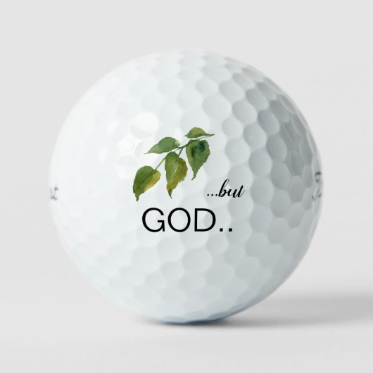 Christelijk "...Maar GOD..." Bouw Golfballen (Voorkant)