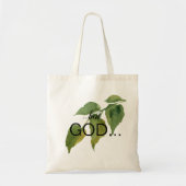 Christelijk "...Maar GOD..." Bouw Tote Bag (Voorkant)