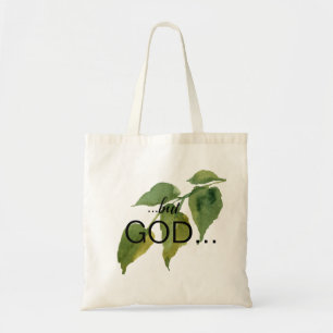 Christelijk "...Maar GOD..." Bouw Tote Bag
