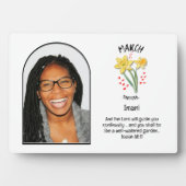 Christelijk MAART Geboortemaand Bloemnaam FOTO Fotoplaat (voorkant)