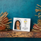 Christelijk MAART Geboortemaand Bloemnaam FOTO Fotoplaat (Zijkant)