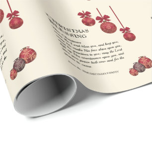 Christelijk MAG DE LORD ZWES JE MAKEN Kerstmis Cadeaupapier