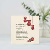 Christelijk | MAG DE LORD ZWES JE MAKEN | Kerstmis Feestdagenkaart (Staand voorkant)