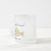 Christelijk Matglas Koffiemok (Voorkant links)