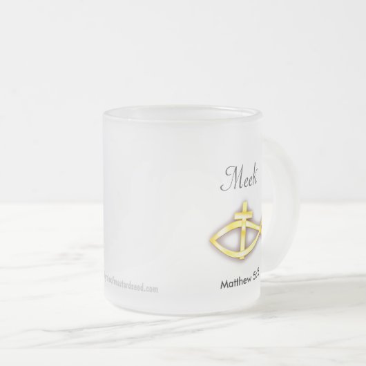 Christelijk Matglas Koffiemok (Voorkant rechts)