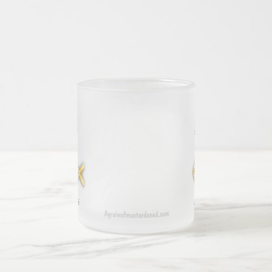 Christelijk Matglas Koffiemok (Center)